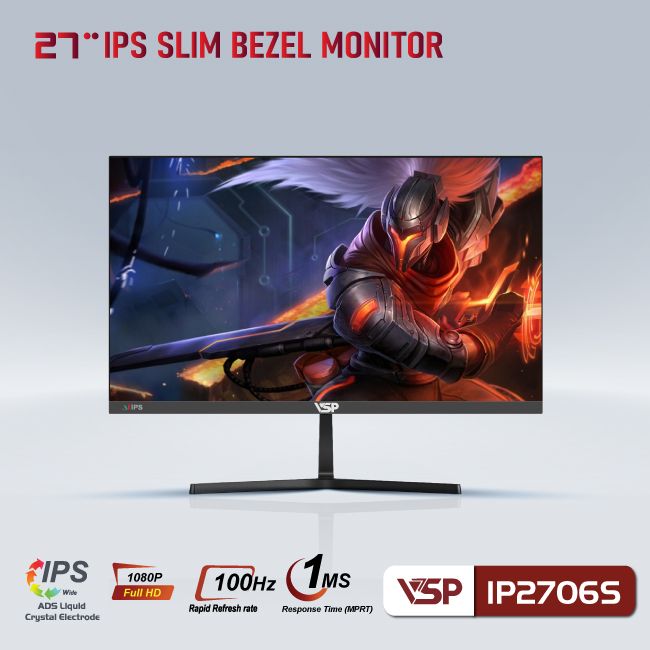 Màn hình VSP IP2706S (27 inch - IPS - FHD - 100Hz - 1ms)