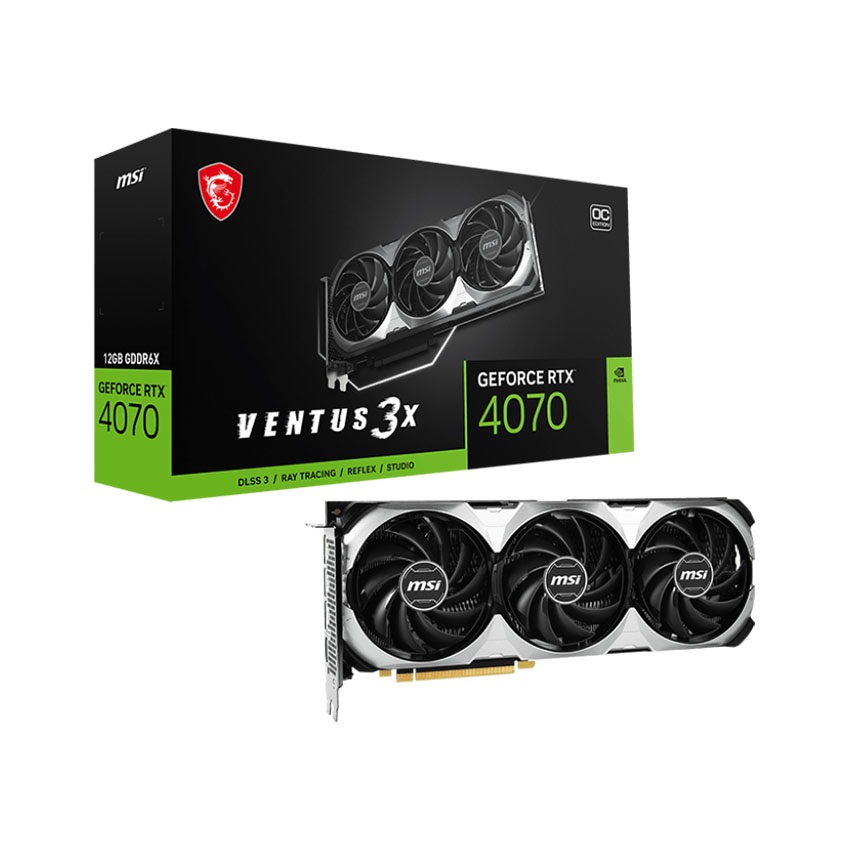 Card màn hình MSI GeForce RTX 4070 VENTUS 3X 12GB OC