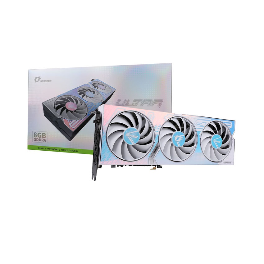 VGA Colorful iGame GeForce RTX 4060 Ultra White OC 8GB-V