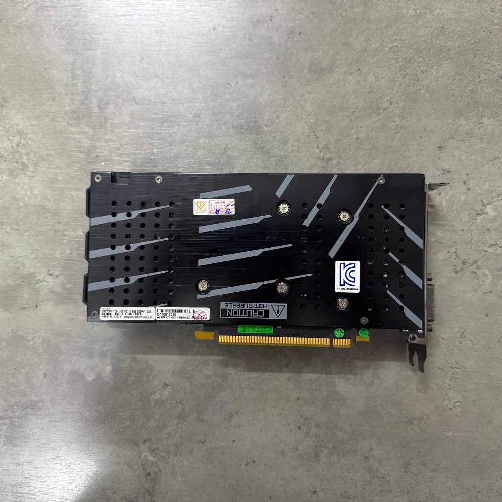 VGA Galax RTX 2060 6GB GDDR6 Cũ Bảo Hành Tháng 6-2026