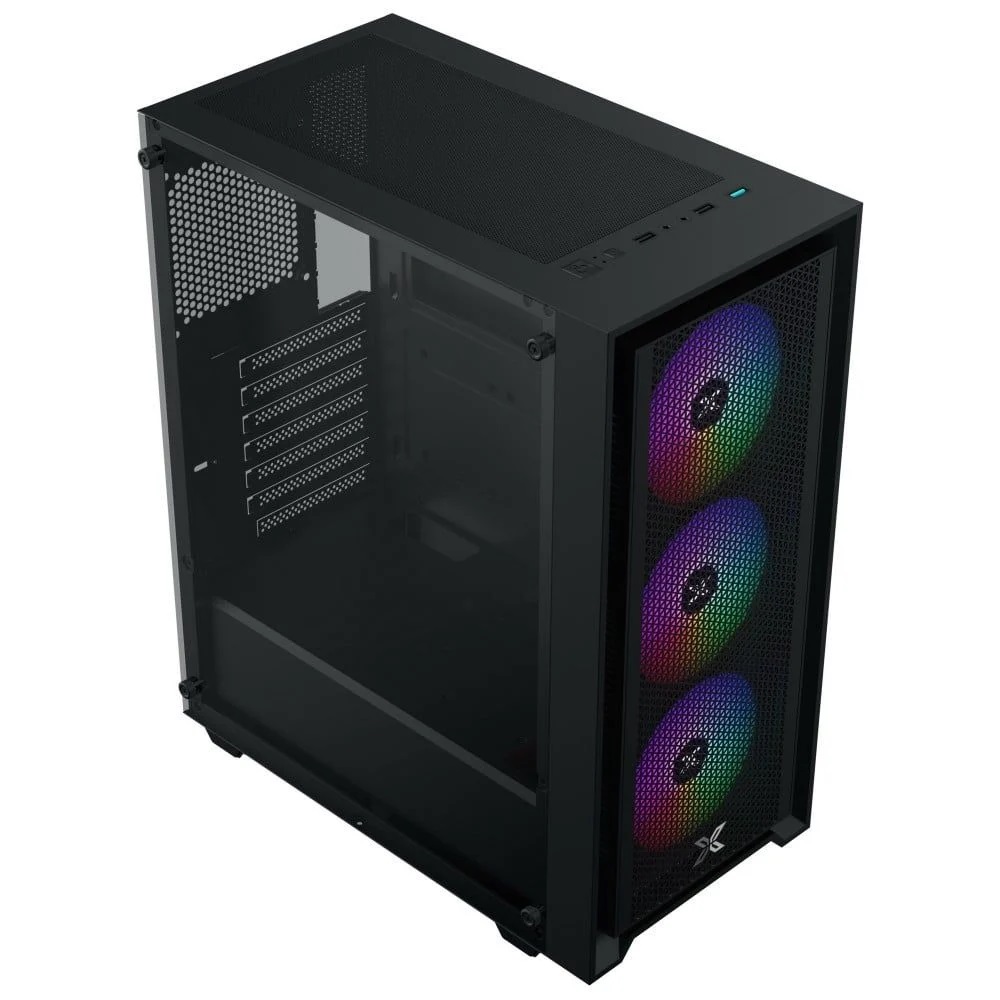 Thùng máy Case Xigmatek Sky II 3F - Đen | Kèm 3 fan RGB (EN44182) 