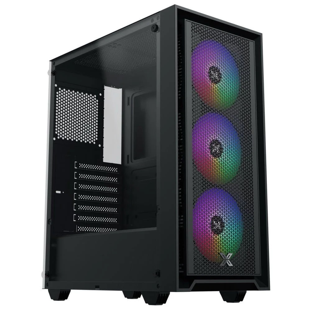 Thùng máy Case Xigmatek Sky II 3F - Đen | Kèm 3 fan RGB (EN44182) 