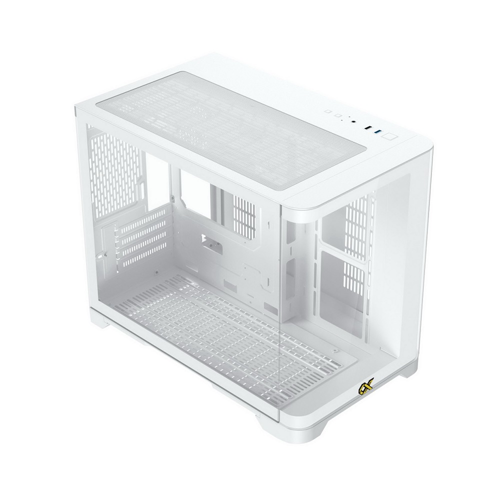 Vỏ case Xigmatek ALPHA PANO ARTIC WHITE - No Fan (ATX / Màu Trắng)