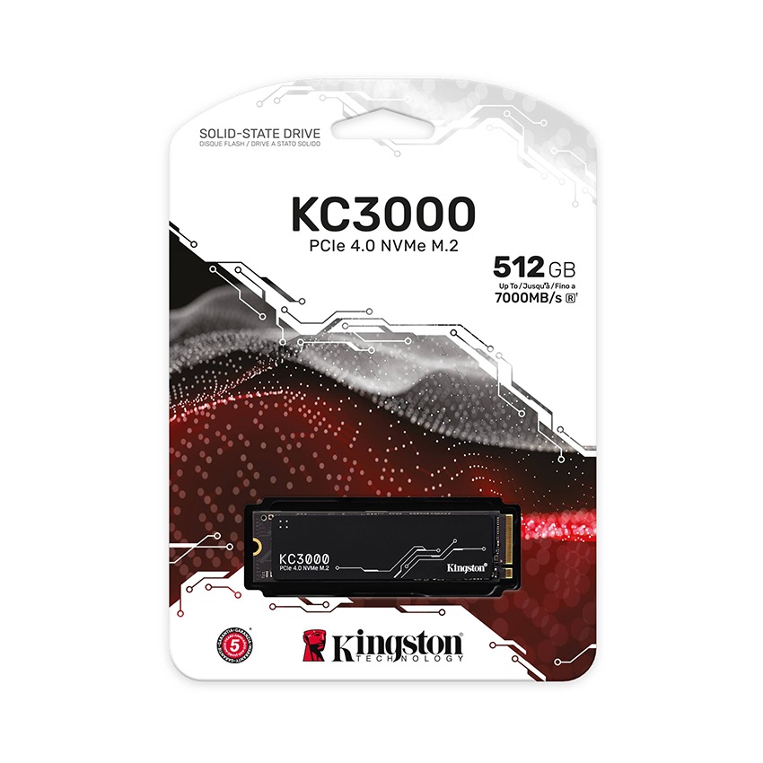 Ổ cứng SSD Kingston KC3000 512GB NVMe PCIe Gen 4x4 ( SKC3000S/512G )