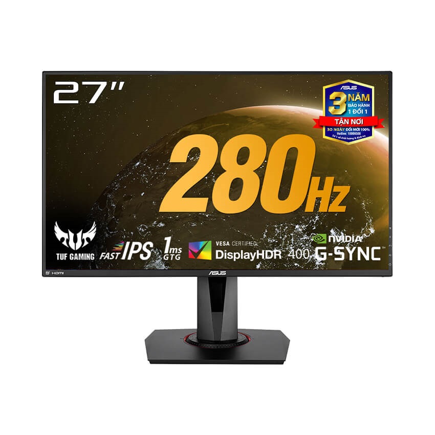 MÀN HÌNH GAMING ASUS TUF VG279QM (27INCH/FHD/280HZ/1MS)