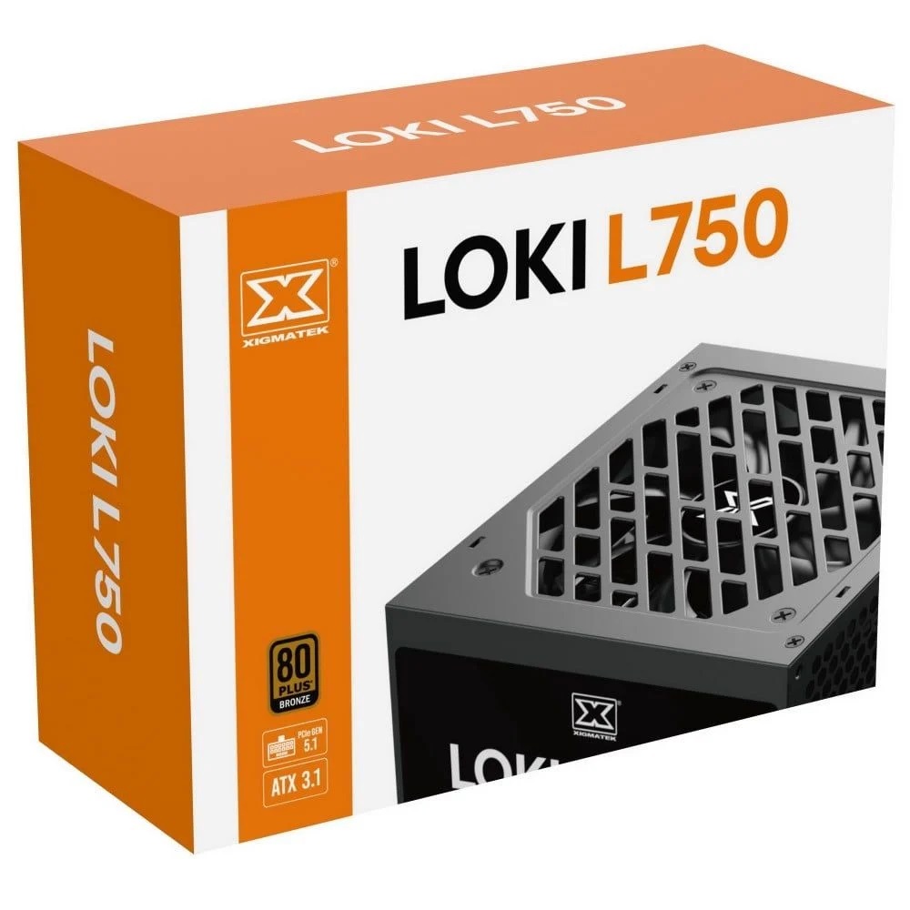 Nguồn Xigmatek Loki L750 750W | PCIe 5.1, 80 Plus Bronze