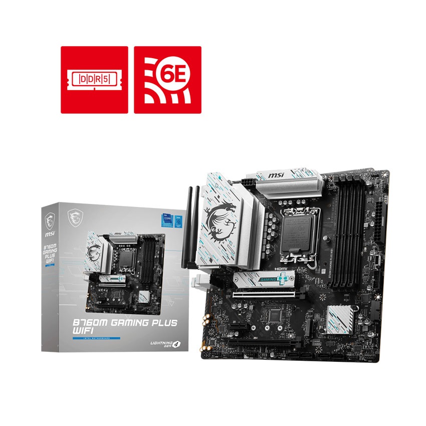 MAINBOARD MSI B760M GAMING PLUS WIFI DDR5