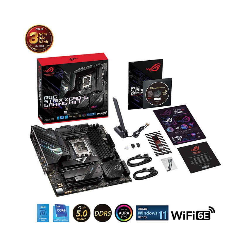 MAINBOARD ASUS ROG STRIX Z690-G GAMING WIFI (INTEL Z690, SOCKET 1700, ATX, 4 KHE RAM DDR5)