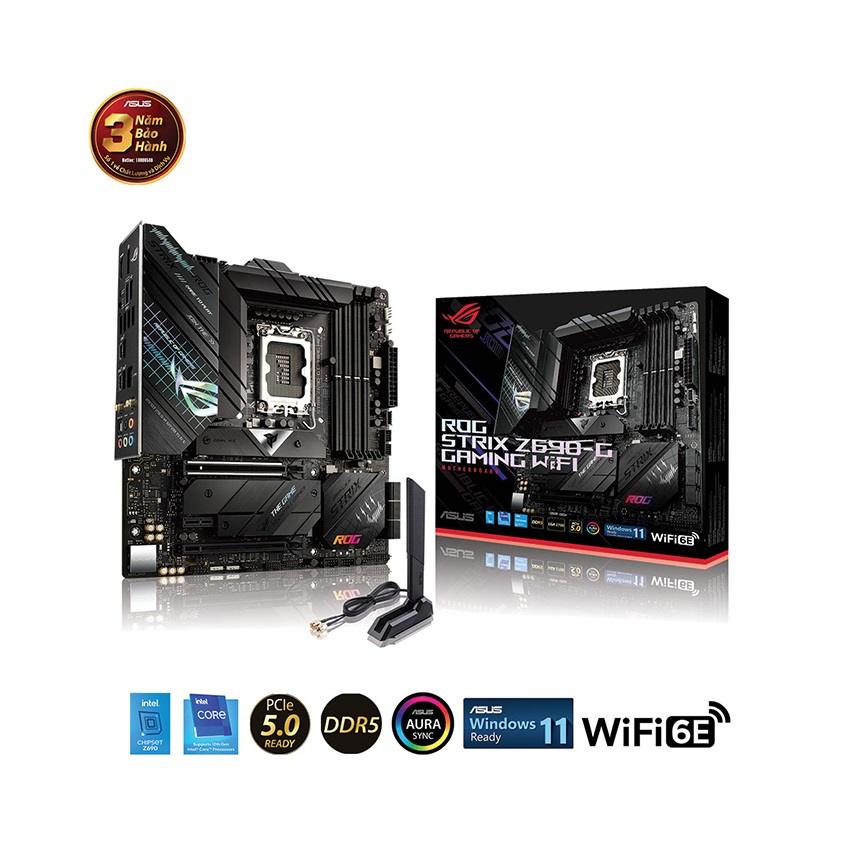 MAINBOARD ASUS ROG STRIX Z690-G GAMING WIFI (INTEL Z690, SOCKET 1700, ATX, 4 KHE RAM DDR5)