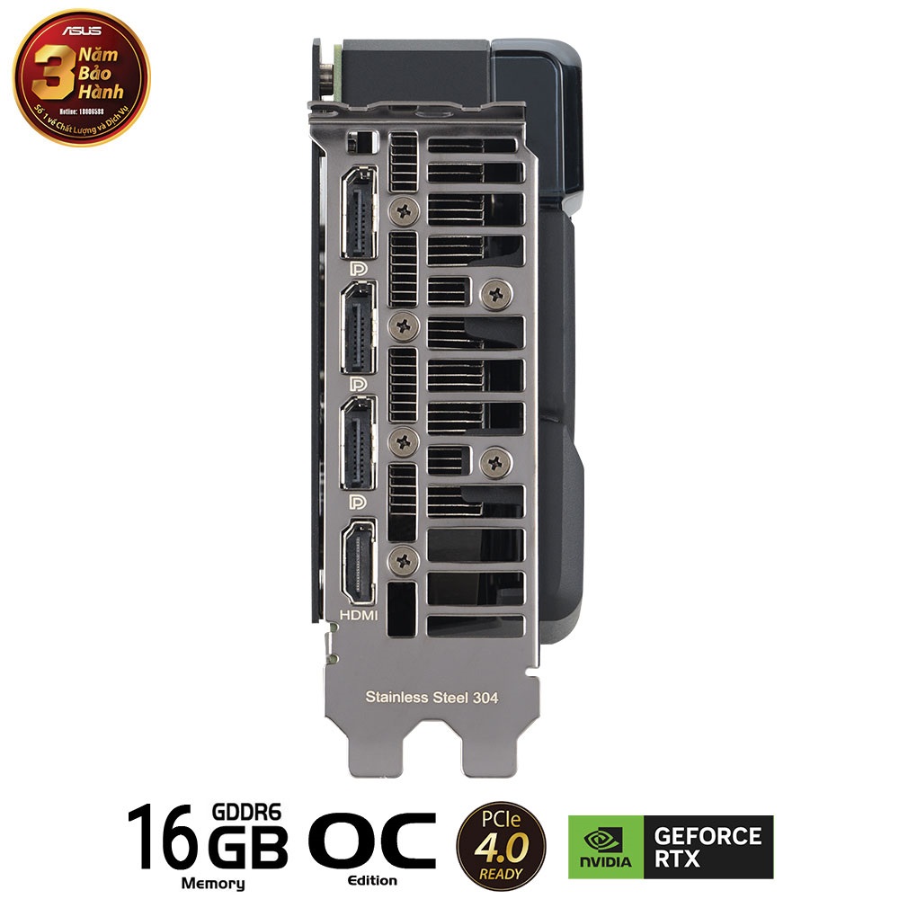 VGA ASUS Dual GeForce RTX 4060 Ti OC 16GB GDDR6 (DUAL-RTX4060TI-O16G)