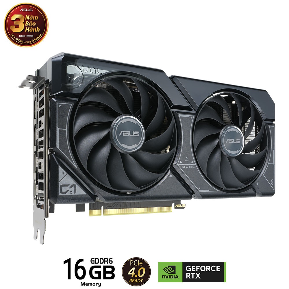 CARD MÀN HÌNH ASUS DUAL-RTX4060 TI ADVANCED 16GB