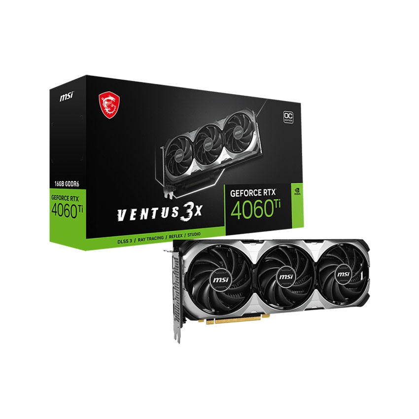 CARD MÀN HÌNH MSI RTX 4060 TI VENTUS 3X 16G OC