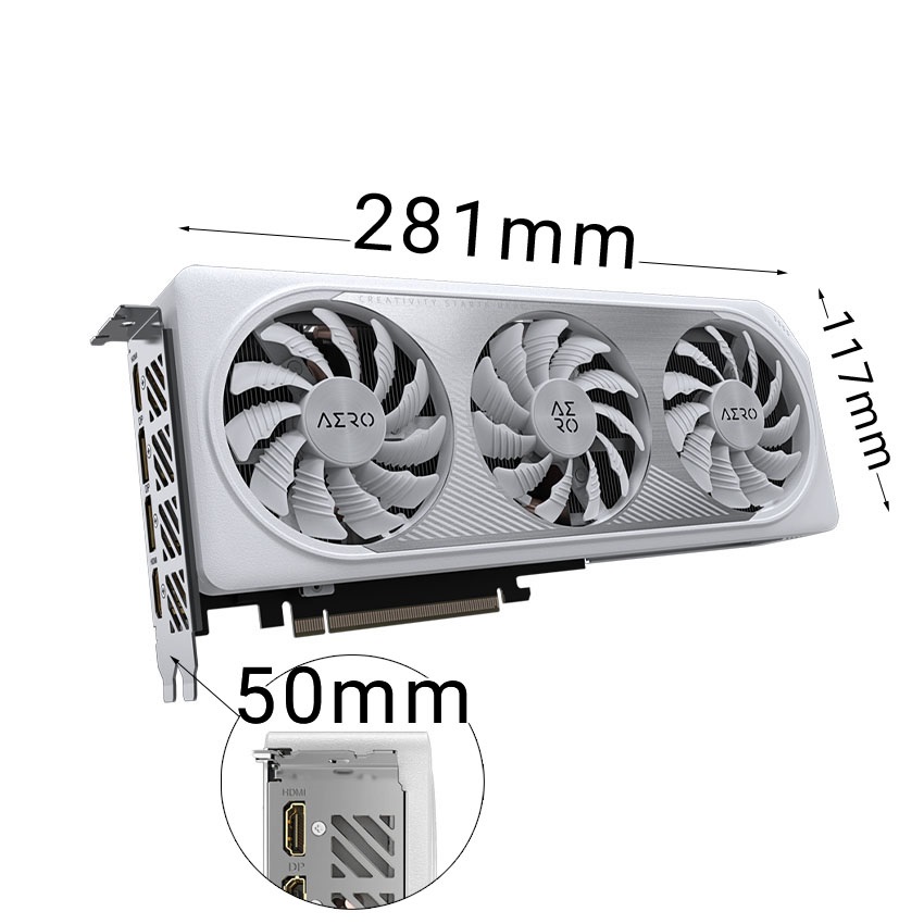 CARD MÀN HÌNH GIGABYTE RTX 4060 TI AERO OC-16GB