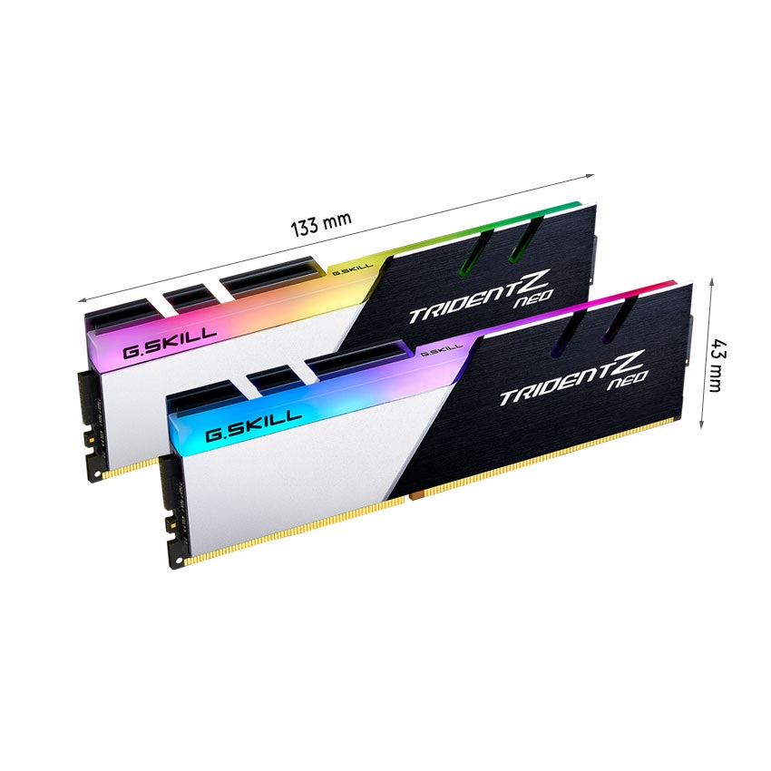 RAM DESKTOP GSKILL TRIDENT Z NEO RGB (F4-3600C18D-64GTZN) 64GB (2X32GB) DDR4 3600MHZ