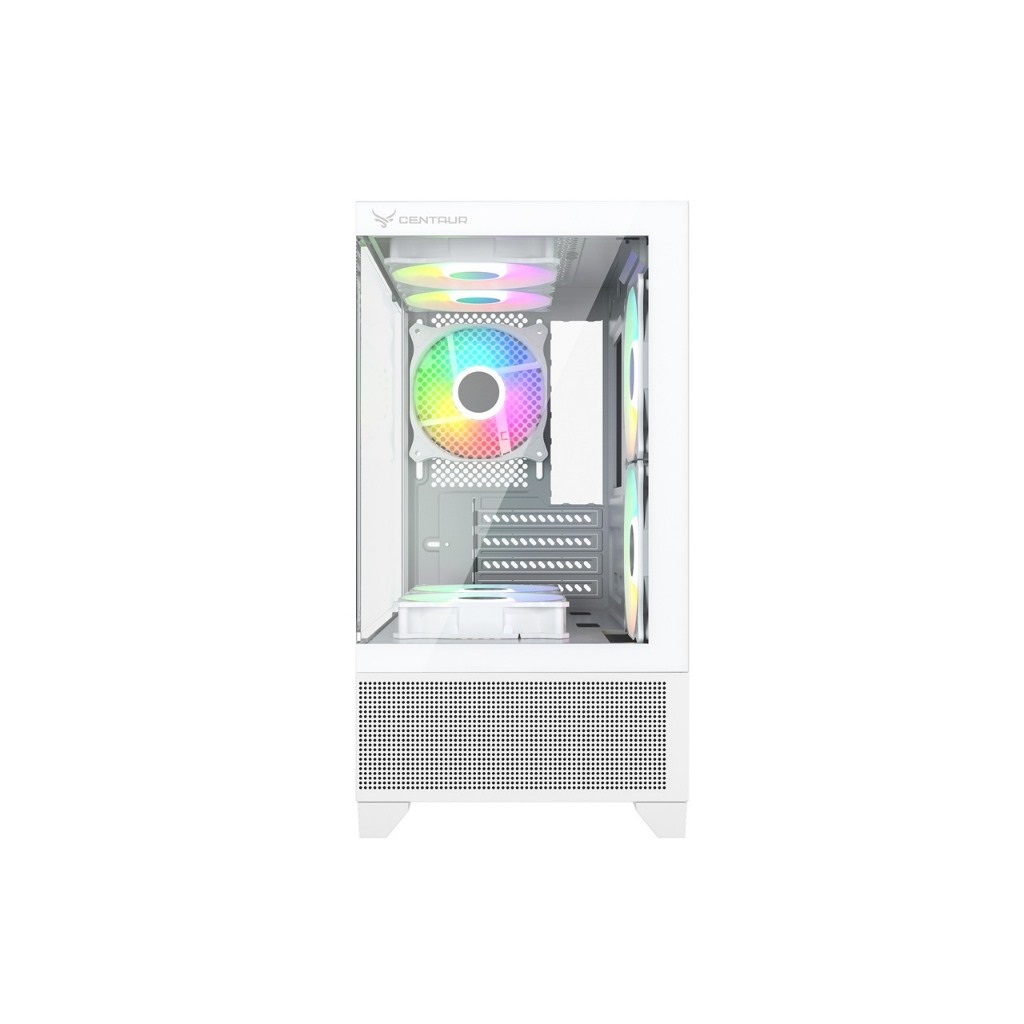 Vỏ Case CENTAUR METAL MESH WHITE Kèm 3 Fan RGB