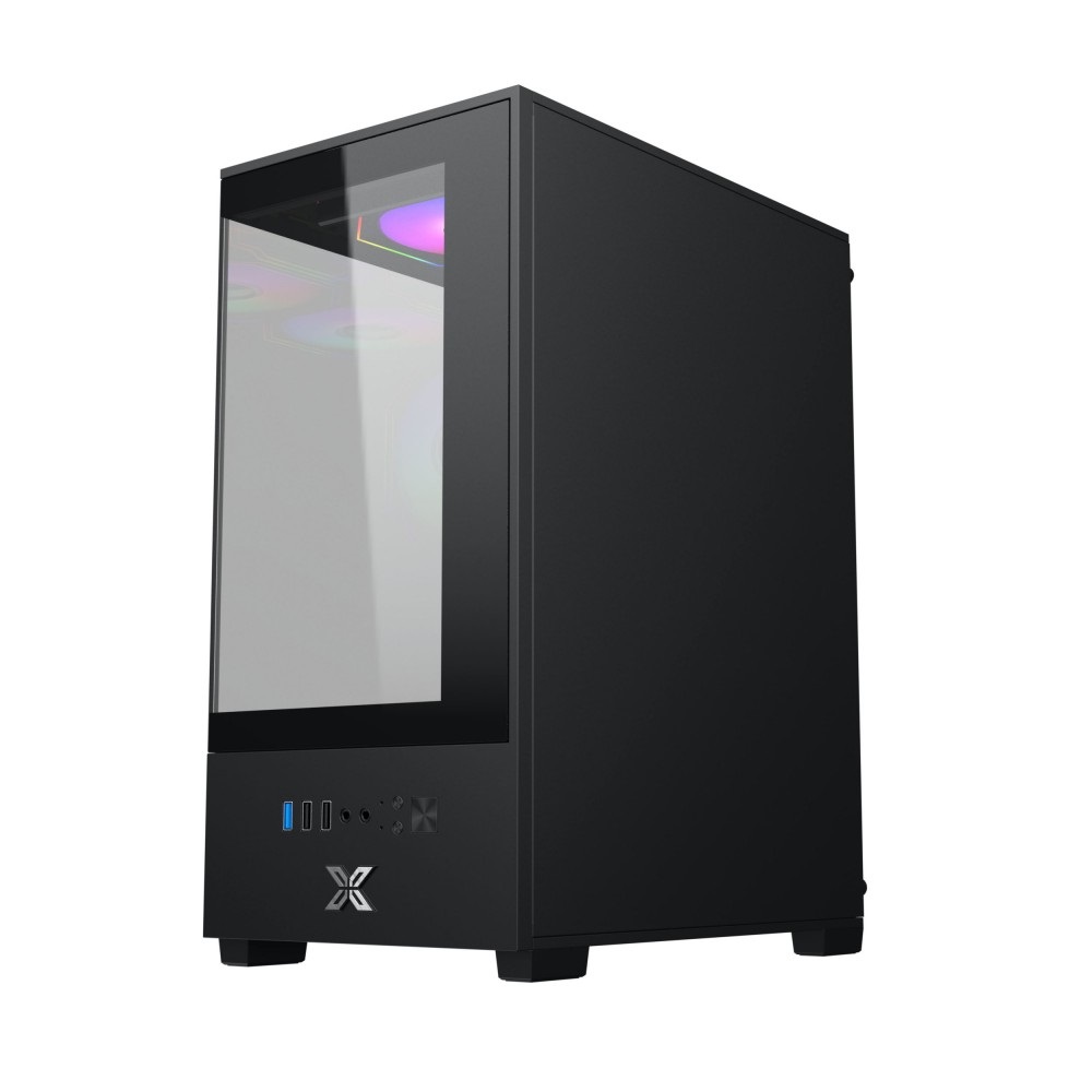 Thùng máy Case Xigmatek View 3GF - Black | Kèm sẵn 3 fan RGB (EN 44687)