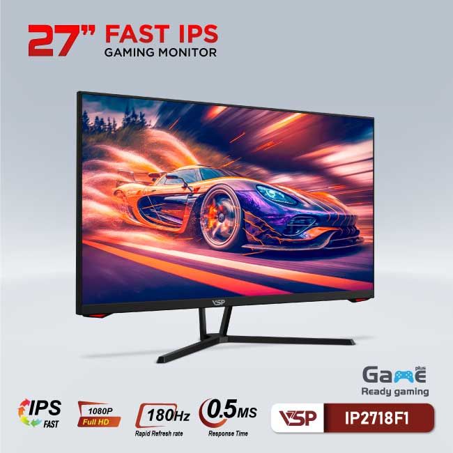 Màn hình VSP IP2718F1 27 inch FHD IPS 180Hz 0.5ms