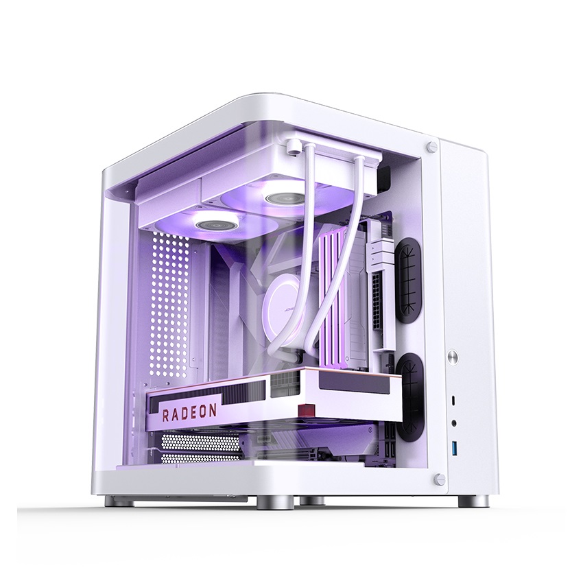 Vỏ case Jonsbo TK-1 White ( Mid Tower/Màu Trắng)