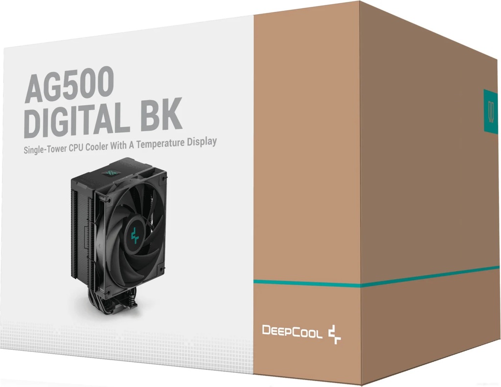 Tản nhiệt khí CPU Deepcool AG500 Digital ARGB | Đen