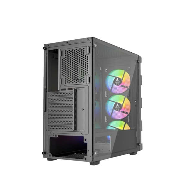  VỎ CASE MÁY TÍNH ANTEC CASE MKC03 Kèm 3 FAN RGB