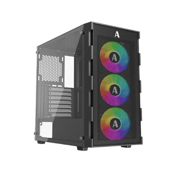  VỎ CASE MÁY TÍNH ANTEC CASE MKC03 Kèm 3 FAN RGB