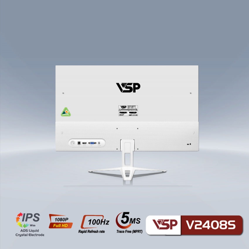 Màn hình VSP V2408S (23.8 inch/FHD/IPS/100Hz/2ms/White)