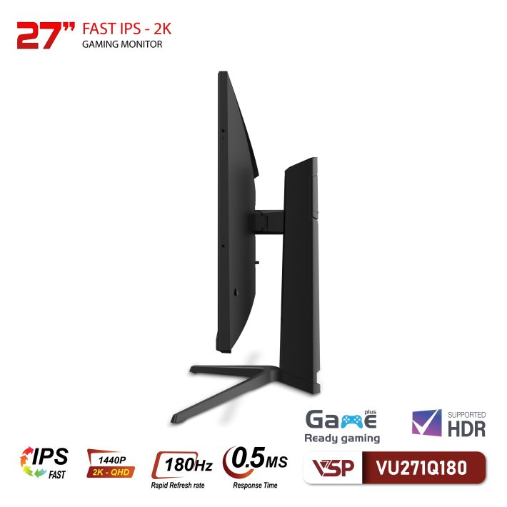 Màn hình VSP VU271Q180 (27 inch/QHD/Fast IPS/180Hz/0.5ms)