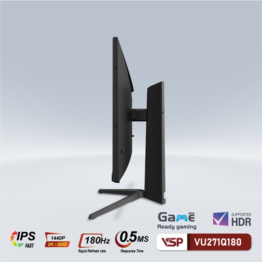 Màn hình VSP VU271Q180 (27 inch/QHD/Fast IPS/180Hz/0.5ms)