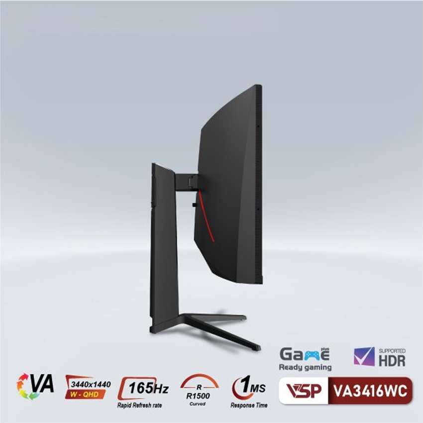 Màn hình VSP VA3416WC (34 inch/WQHD/VA/165Hz/1ms/Cong)