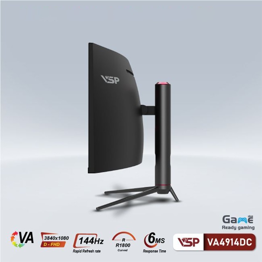 Màn hình VSP VA4914DC (49 inch/DFHD/VA/144Hz/6ms/Cong)