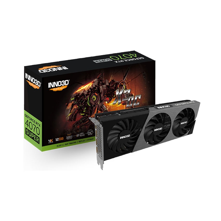 VGA Inno3D RTX 4070 SUPER X3 OC 12GB