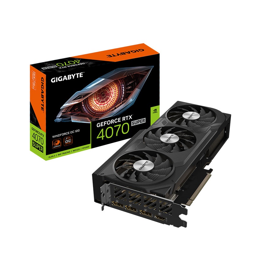 VGA Gigabyte RTX 4070 SUPER WINDFORCE OC-12G