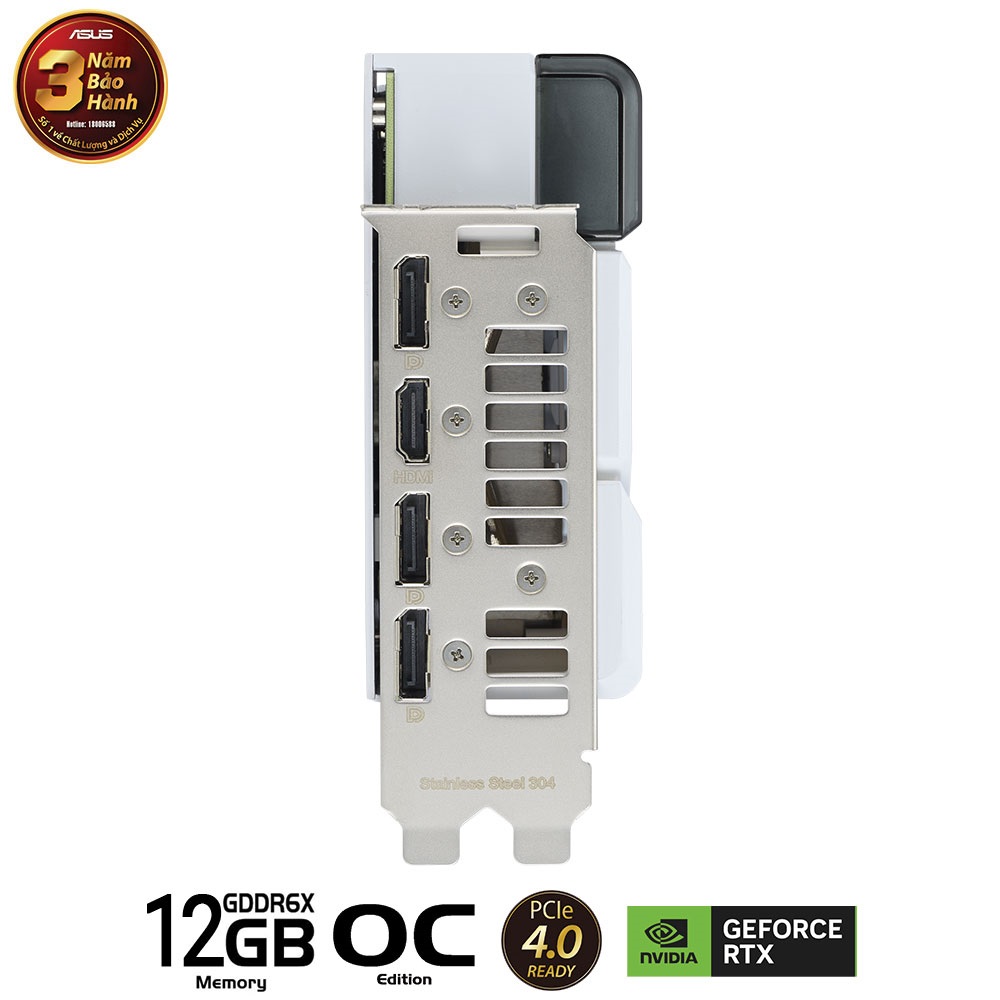 VGA Asus DUAL RTX 4070 SUPER-O12G WHITE