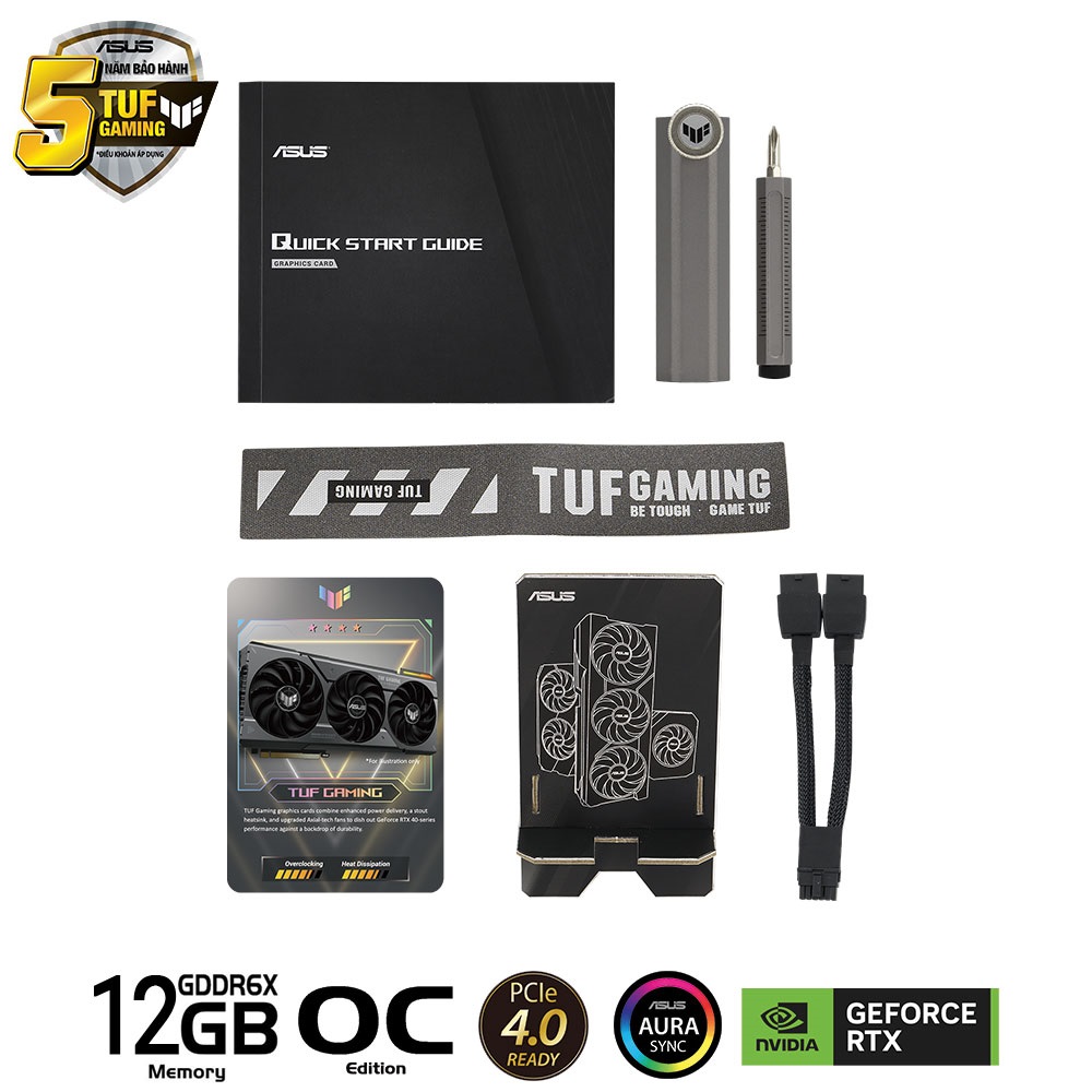 VGA Asus TUF RTX 4070 SUPER-O12G GAMING