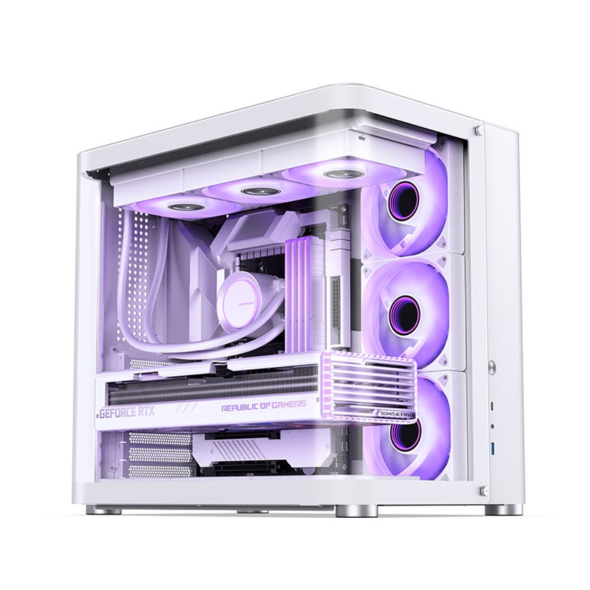 Vỏ case Jonsbo TK-2 White (ATX/Mid Tower/Màu Trắng )