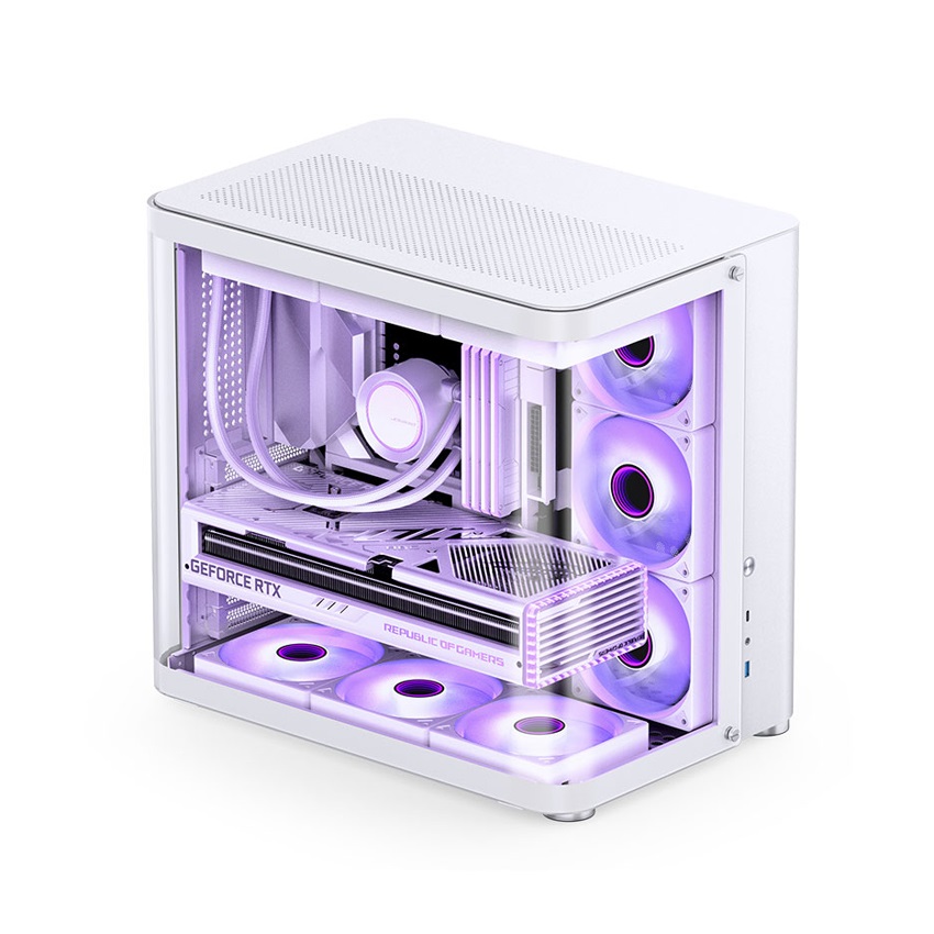 Vỏ case Jonsbo TK-2 White (ATX/Mid Tower/Màu Trắng )