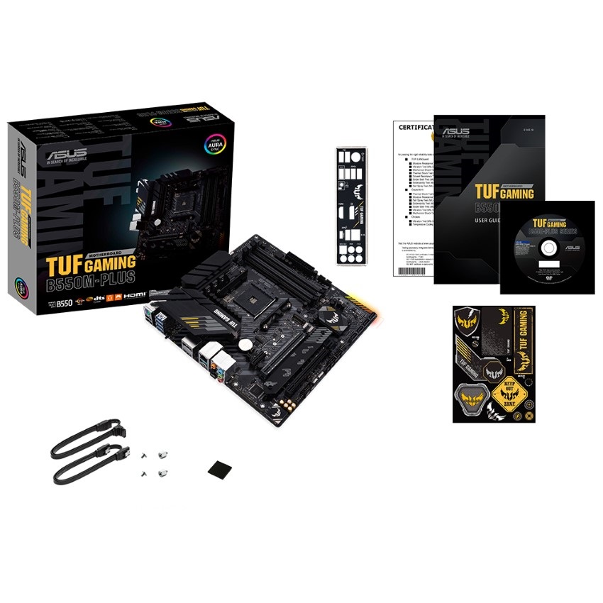 Mainboard ASUS TUF GAMING B550M-PLUS (AMD B550, Socket AM4, m-ATX, 4 khe RAM DRR4)