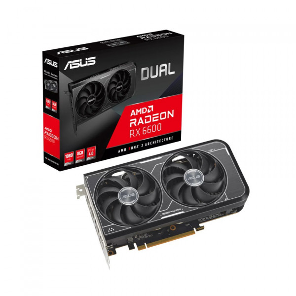 Card màn hình ASUS Dual Radeon RX 6600 V3 8GB GDDR6 (DUAL-RX6600-8G-V3)