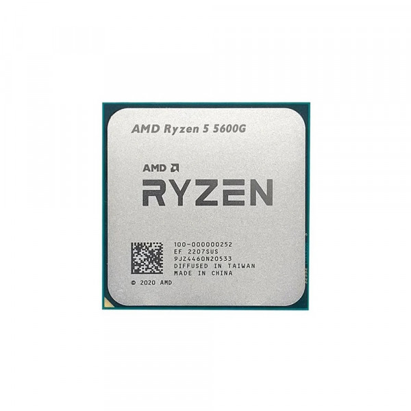 CPU AMD Ryzen 5 5600G TRAY (3.9GHz Upto 4.4GHz / 19MB / 6 Cores, 12 Threads / 65W / Socket AM4)