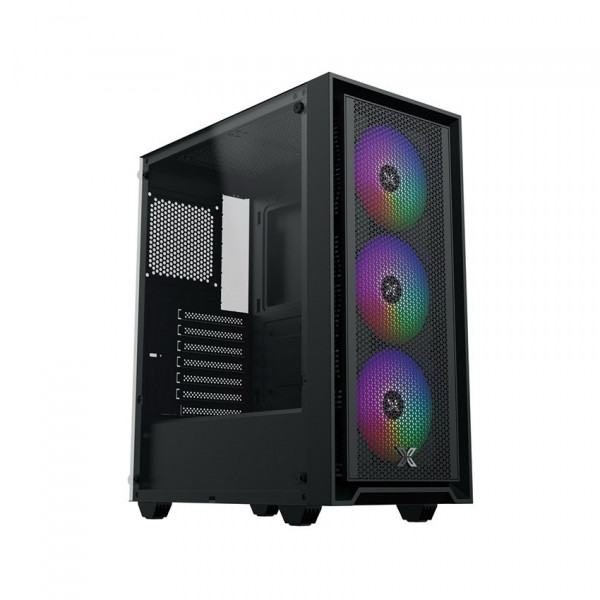 Thùng máy Case Xigmatek Sky II 3F - Đen | Kèm 3 fan RGB (EN44182)