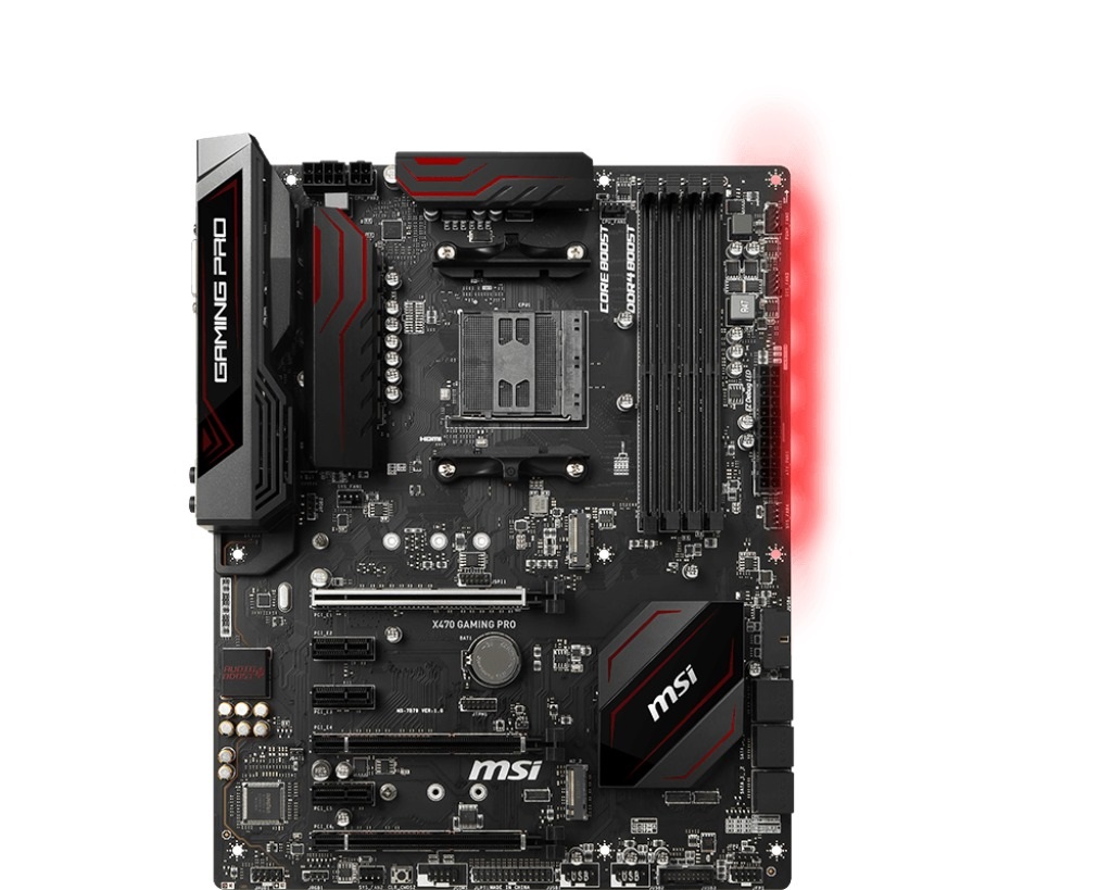 MSI X470 GAMING PRO ( Socket: AM4 , Chipset: X470 )