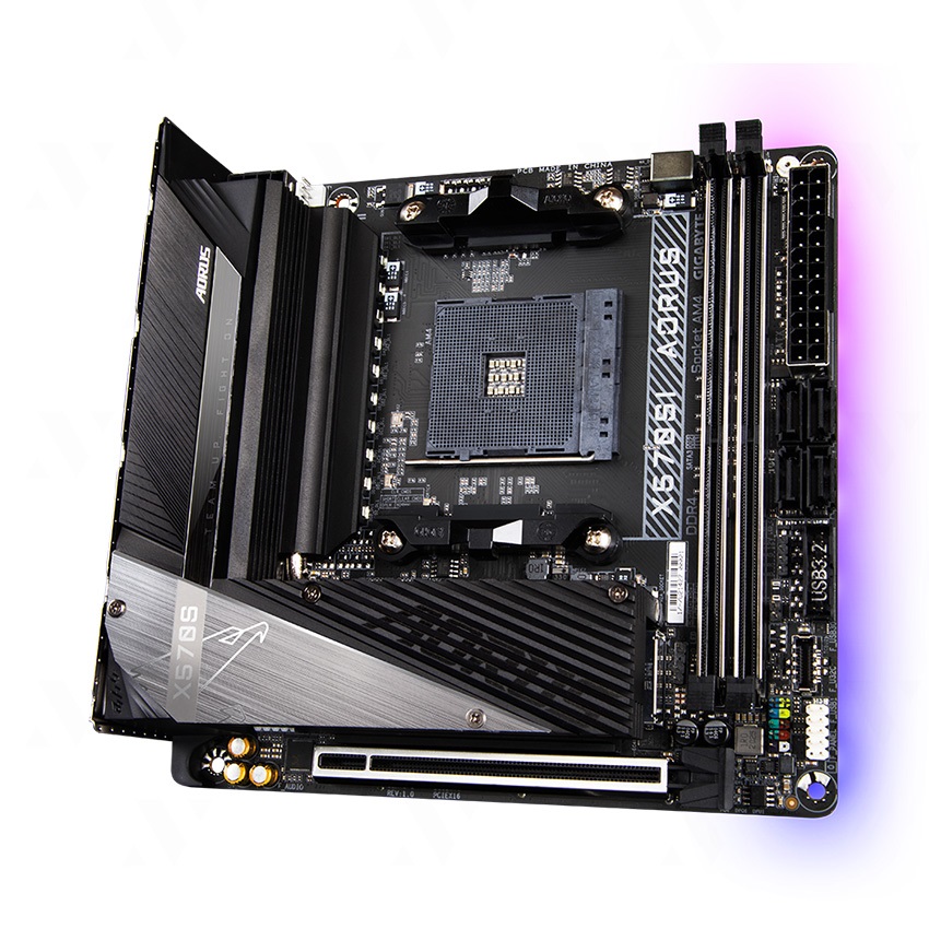 Mainboard GIGABYTE X570SI AORUS PRO AX (AMD X570, SOCKET AM4, Mini-ITX, 2 x DDR4, WIFI)