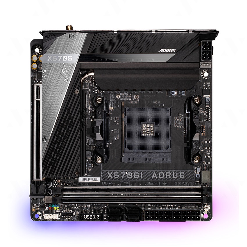 Mainboard GIGABYTE X570SI AORUS PRO AX (AMD X570, SOCKET AM4, Mini-ITX, 2 x DDR4, WIFI)