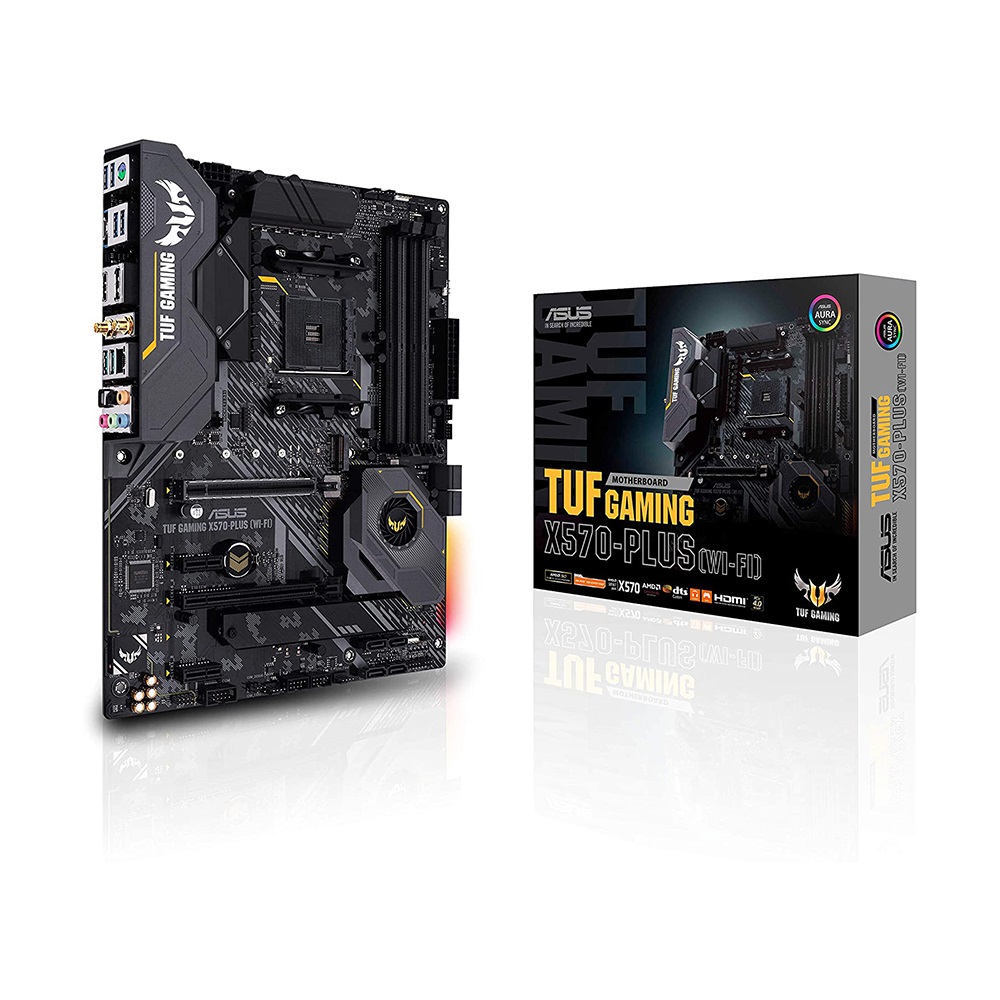 Mainboard ASUS TUF GAMING X570 PLUS (Wi-Fi) (AMD X570, Socket AM4, ATX, 4 khe RAM DDR4)