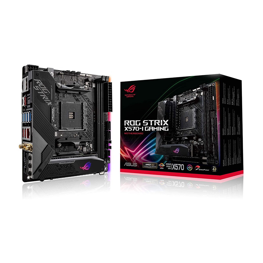 Mainboard Asus ROG STRIX X570-I GAMING (AMD X570, AM4, Mini ITX, 2 khe RAM DDR4)