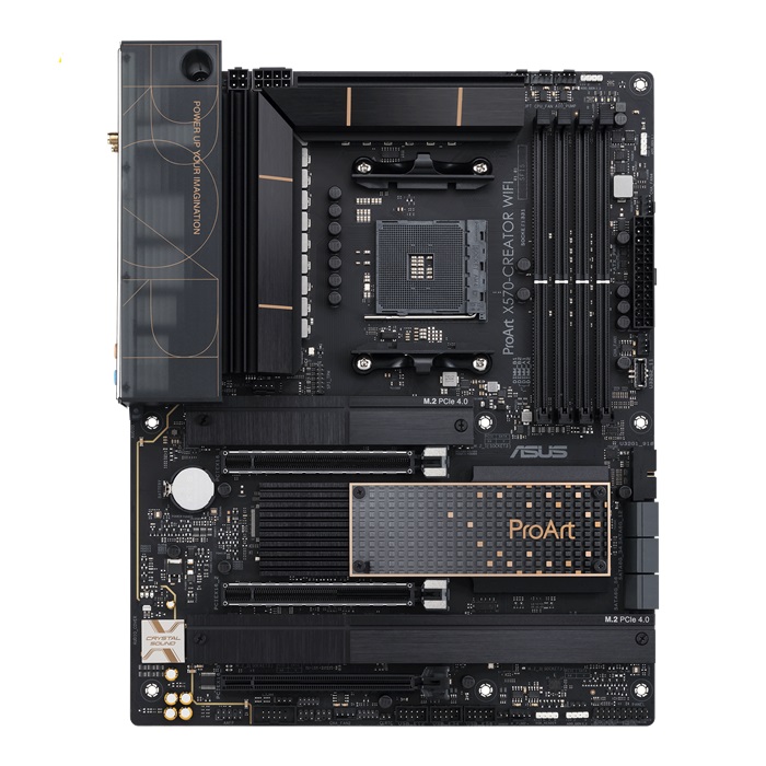 Mainboard ASUS ProArt X570-CREATOR WIFI (AMD X570, Socket AM4, ATX, 4 Khe Cắm Ram DDR4)