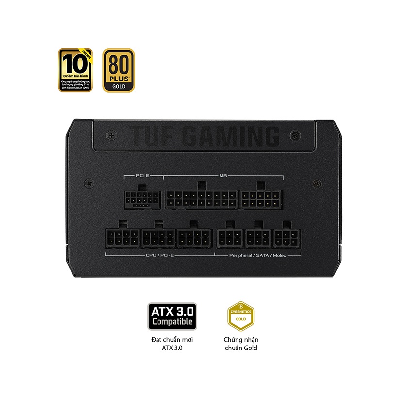 Nguồn Asus TUF Gaming 850W Gold ATX3.0 ( Pci Gen 5.0 /80 Plus Gold/Màu Đen/Full Modular)