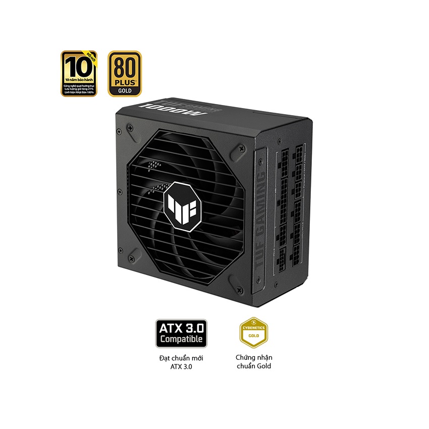 Nguồn Asus TUF Gaming 1000W Gold ATX3.0 ( Pci Gen 5.0 /80 Plus Gold/Màu Đen/Full Modular)