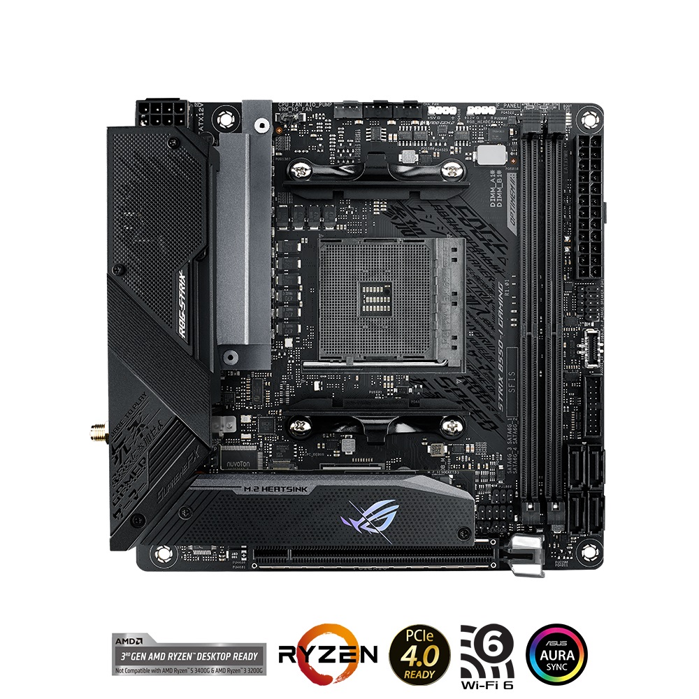 Mainboard ASUS ROG STRIX B550-I GAMING (AMD B550, Socket AM4, Mini-ITX, 2 khe RAM DRR4)