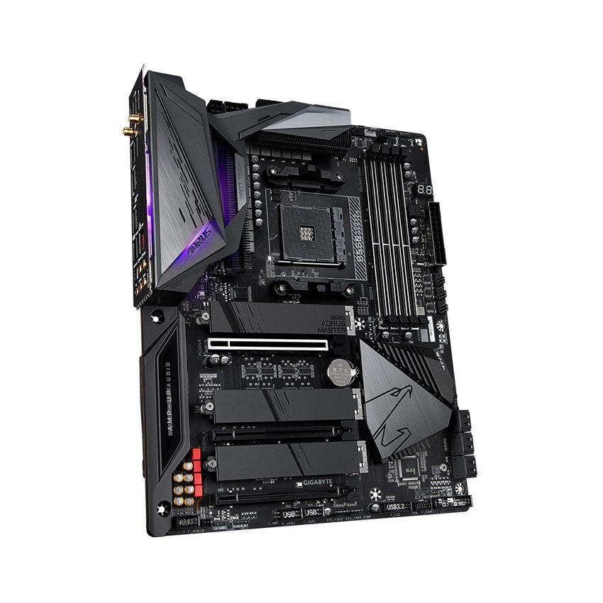 Mainboard Gigabyte B550 AORUS MASTER (AMD B550, Socket AM4, m-ATX, 4 khe RAM DDR4)